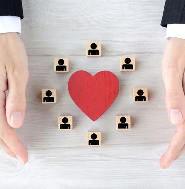 従業員の福利厚生サポートイメージ